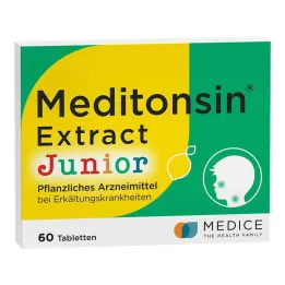 Meditonsin Extract Junior vaistažolių peršalimo tabletės, 60 vnt