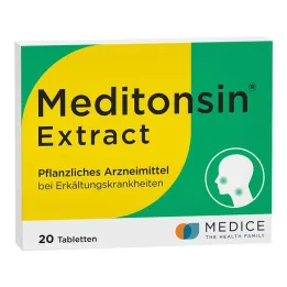 Meditonsin Extract vaistažolių peršalimo tabletės, 20 vnt