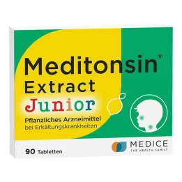 Meditonsin Extract Junior vaistažolių peršalimo tabletės, 90 vnt