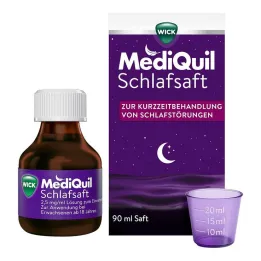 WICK MediQuil Sleep Juice 2,5 mg/ml geriamasis tirpalas, 90 ml
