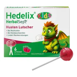 Hedelix Herbalsept Ledinukai nuo kosulio vaikams, 6 vnt