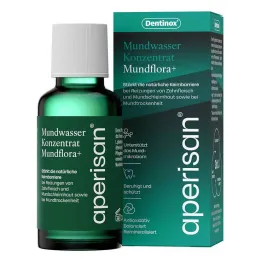 Aperisan burnos skalavimo skysčio koncentratas burnos flora +, 30 ml