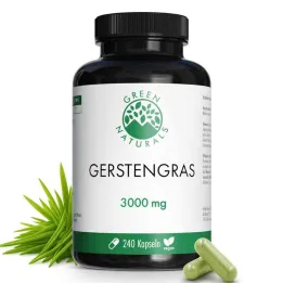 Green Naturals® miežių žolė 3000 mg kapsulės vegan (240 vnt.)