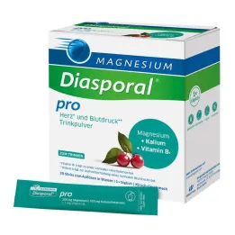 Magnesium Diasporal širdžiai ir kraujospūdžiui skirti milteliai, 30 vnt