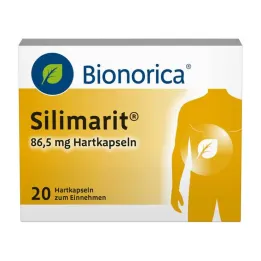 Silimarit 86,5 mg kietos kapsulės, 20 vnt