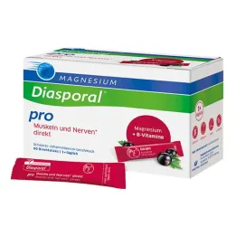 Magnesium Diasporal pro + B-Vit.Musk.+ Nerves Direct, 60 vnt