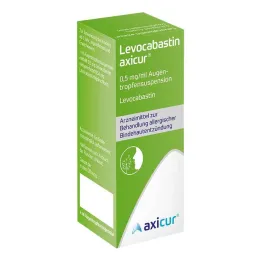 Levocabastin axicur 0,5 mg/ml akių lašų suspensija, 4 ml