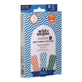 Wild Stripes pleistrai nuo spuogų XL Skaidrūs, 9 vnt