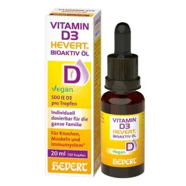 Vitaminas D3 Hevert Bioaktyvus aliejus, 20 ml