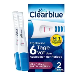 Clearblue nėštumo testas.prieš 6 dienas 2 hormonai, 2 vnt