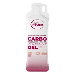 Omni Power Carbo Hydro Gel Pro Cola & Kofeinas, 75 g