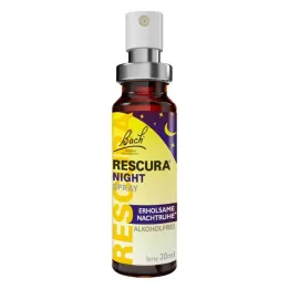 Bach Flower Rescura Night Spray be alkoholio, 20 ml