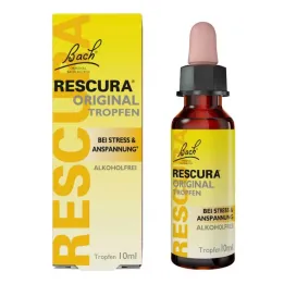 Bacho gėlių Rescura lašai be alkoholio, 10 ml