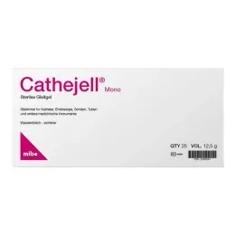 Cathejell Mono sterilus lubrikantas Zhs 12,5 g, 25 vnt