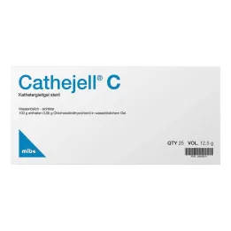 Cathejell C sterilus lubrikantas Zhs 12,5 g, 25 vnt