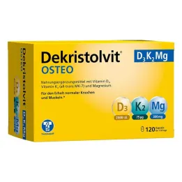 Dekristolvit Osteo D3K2 Mg kapsulės, 120 vnt