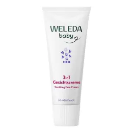 Weleda baby 3in1 veido kremas baltos dedešvos, 50 ml