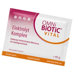 Omni Biotic Vital Electrolyte Complete obuolių miltelių maišelis, 40 g